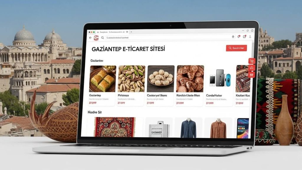 Gaziantep E-Ticaret Web Sitesi Tasarımı